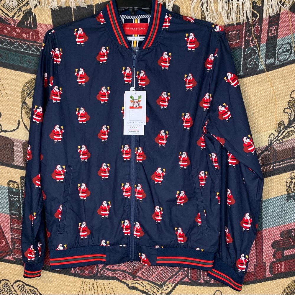 Denim & Flower Santa Claus Light Weight Jacket L